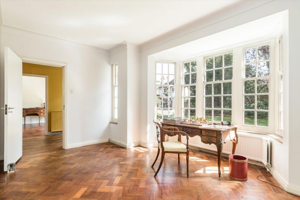 Home Office, Interior, Wood Texture Flooring