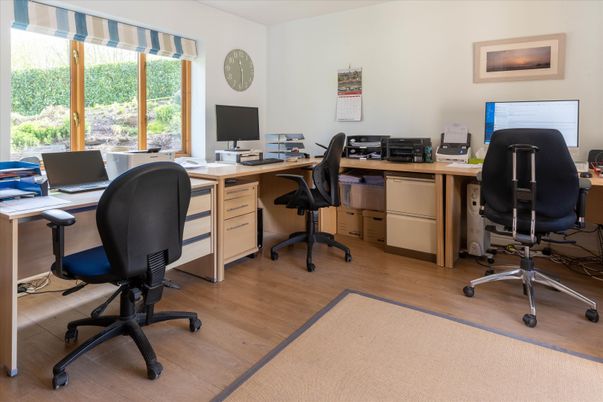 Home Office, Interior, Wood Texture Flooring