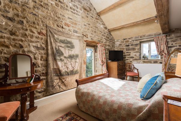 Bedroom, Interior, Wooden Beams