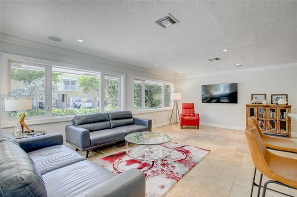 Interior, Living room, Recessed Lighting