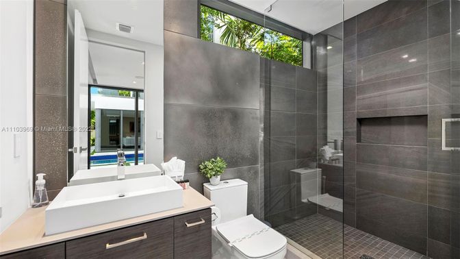 Bathroom, Glass Shower, Interior