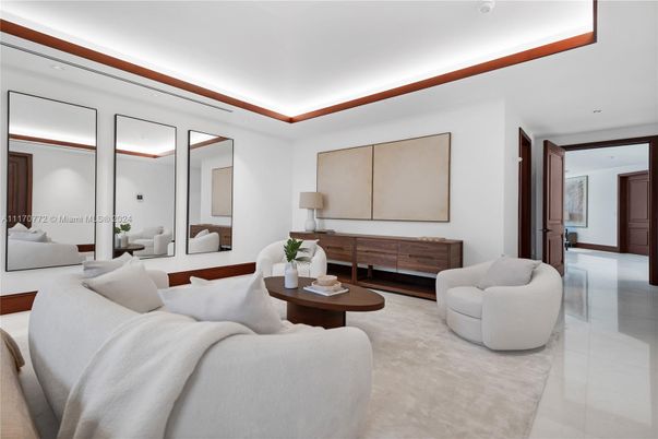 Interior, Living room, Recessed Lighting