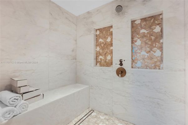 Bathroom, Interior, Marble Walls