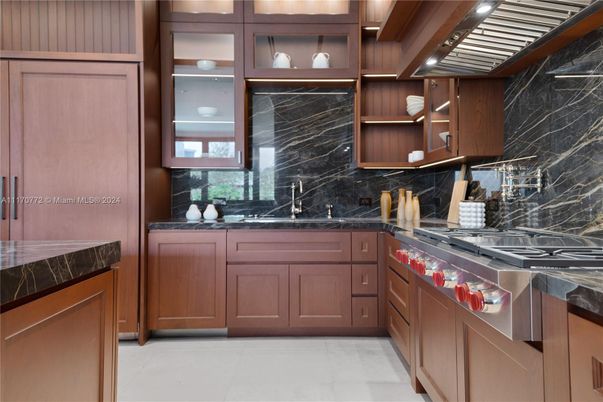 Interior, Kitchen, Marble Walls