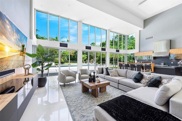 Interior, Kitchen, Living room, Recessed Lighting