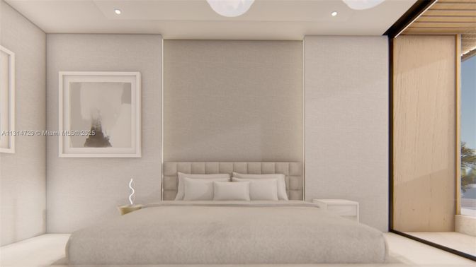 Bedroom, Interior, Recessed Lighting