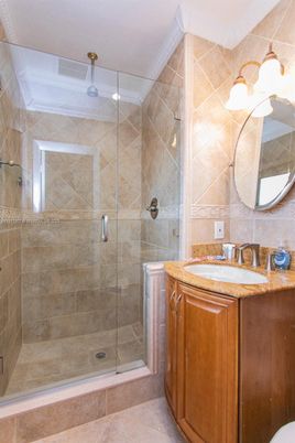 Bathroom, Glass Shower, Interior