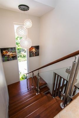 Interior, Pendant Lights, Wood Texture Flooring