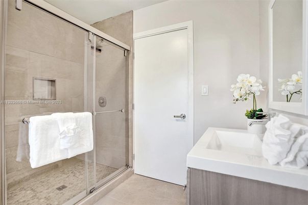 Bathroom, Glass Shower, Interior