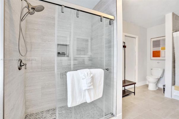 Bathroom, Glass Shower, Interior