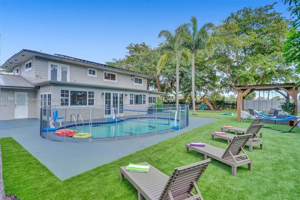 Backyard, Exterior, Playground, Pool