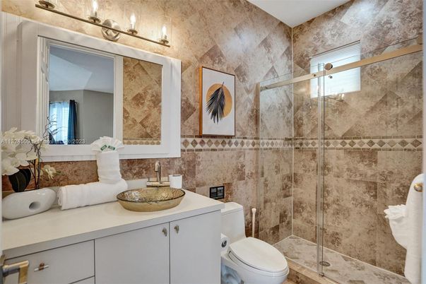 Bathroom, Glass Shower, Interior
