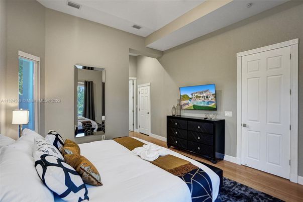 Bedroom, Interior, Wood Texture Flooring