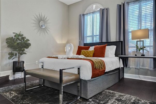 Bedroom, Interior, Wood Texture Flooring