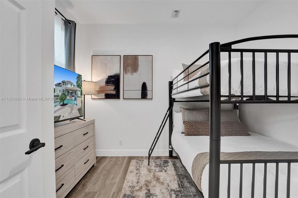 Bedroom, Interior, Wood Texture Flooring