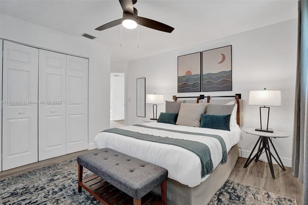 Bedroom, Interior, Wood Texture Flooring