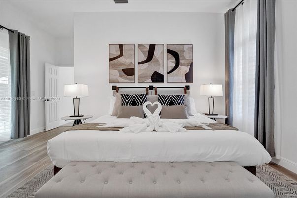 Bedroom, Interior, Wood Texture Flooring