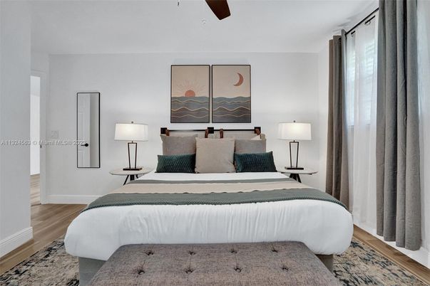Bedroom, Interior, Wood Texture Flooring