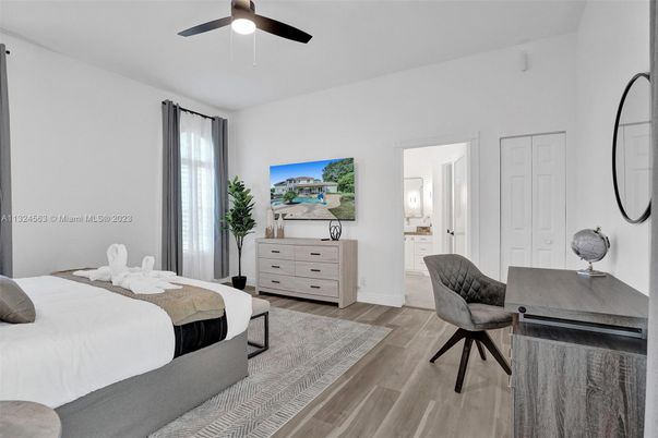 Bedroom, Interior, Wood Texture Flooring
