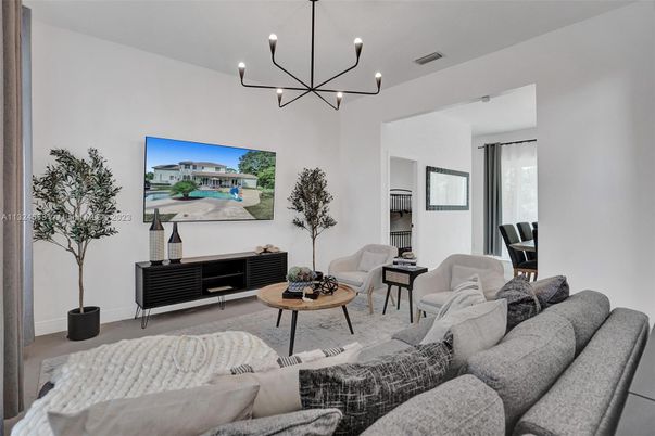 Chandelier, Interior, Living room