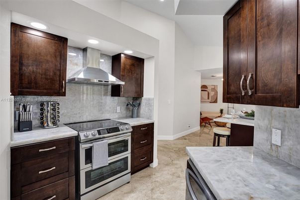Interior, Kitchen, Recessed Lighting, Stainless Steel Appliances
