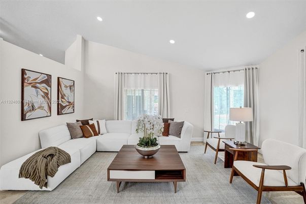 Interior, Living room, Recessed Lighting