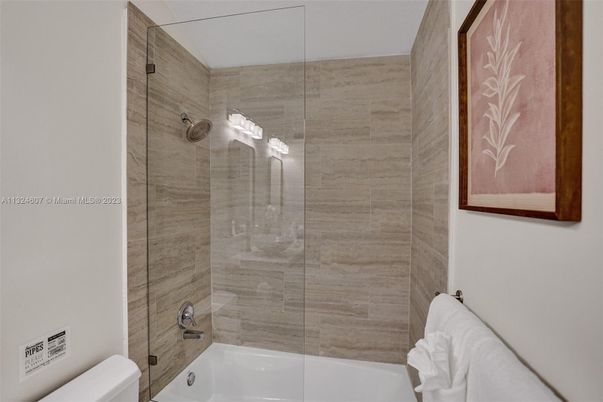 Bathroom, Glass Shower, Interior