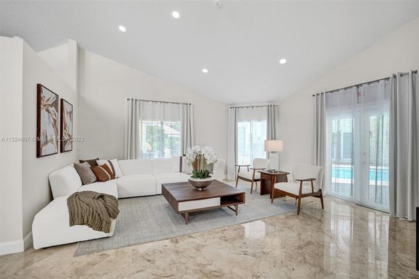 Interior, Living room, Recessed Lighting