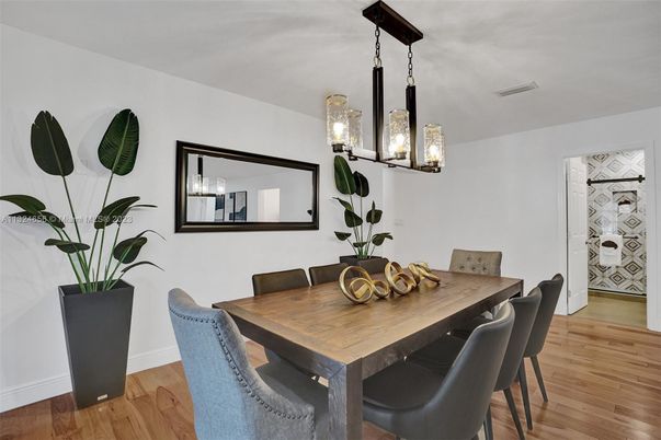 Dining room, Interior, Wood Texture Flooring