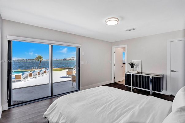 Bedroom, Interior, Water, Wood Texture Flooring