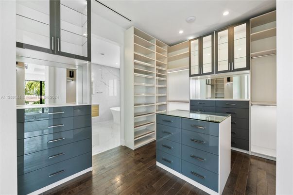 Bathroom, Free Standing Baths, Interior, Marble, Recessed Lighting, Walk-in Closets, Wood Texture Flooring