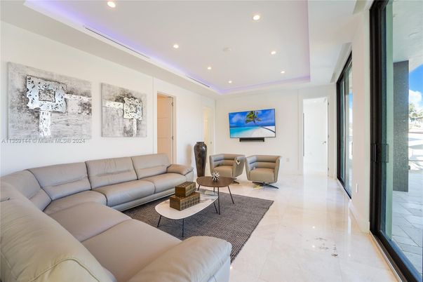 Interior, Living room, Recessed Lighting