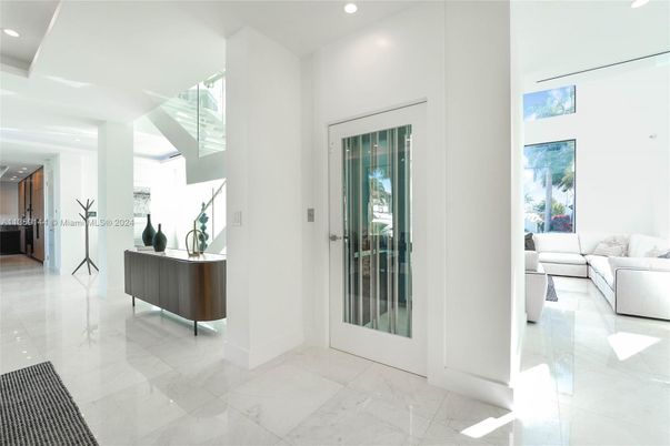 Interior, Living room, Marble, Recessed Lighting