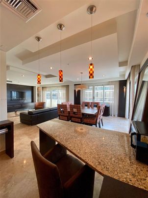 Dining room, Interior, Living room, Pendant Lights, Recessed Lighting