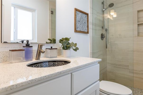 Bathroom, Glass Shower, Interior