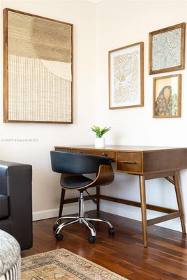 Home Office, Interior, Wood Texture Flooring