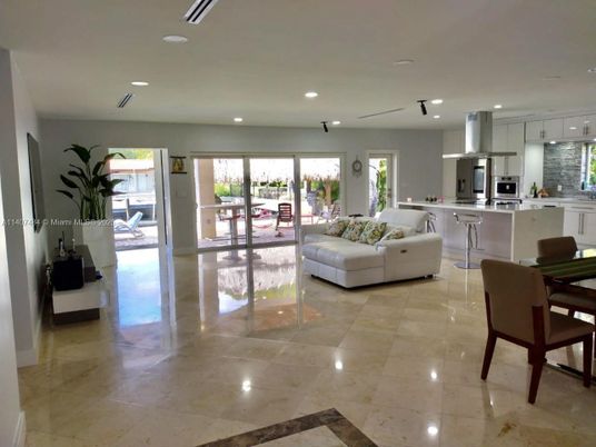 Interior, Kitchen, Living room, Recessed Lighting, Stainless Steel Appliances
