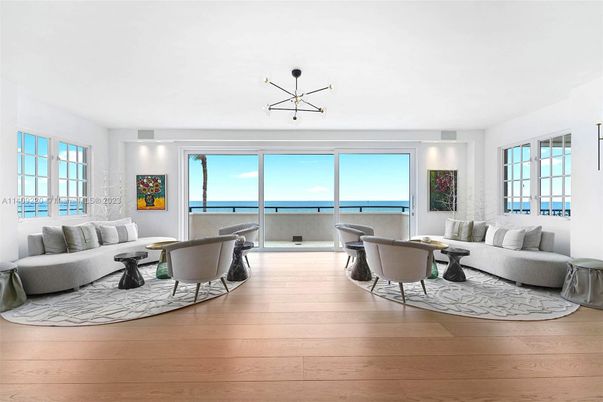 Interior, Living room, Pendant Lights, Water, Wood Texture Flooring