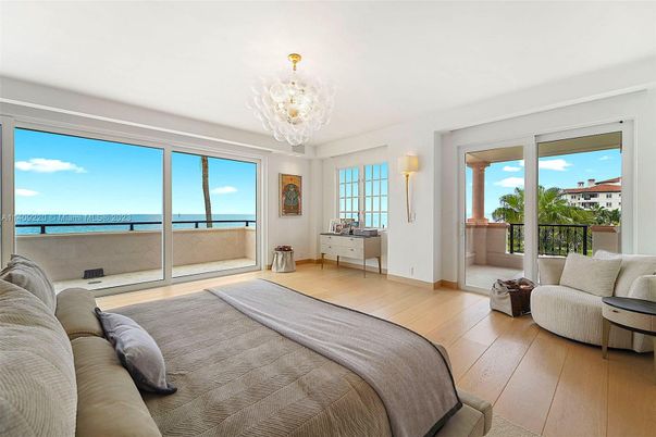 Bedroom, Chandelier, Interior, Water, Wood Texture Flooring