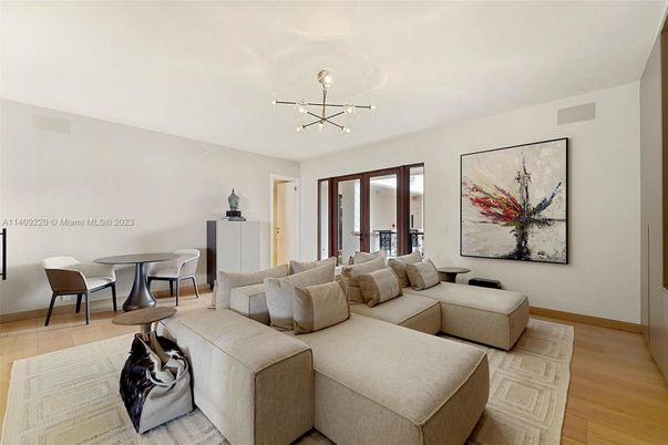 Dining room, Interior, Living room, Pendant Lights, Wood Texture Flooring