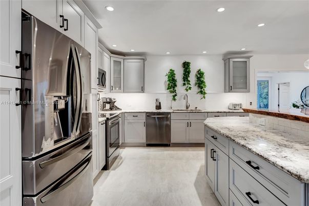 Interior, Kitchen, Recessed Lighting, Stainless Steel Appliances