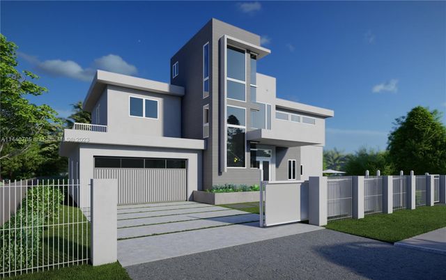 Attached, Exterior, Facade, Modern