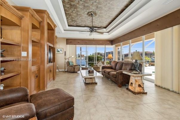 Interior, Living room, Recessed Lighting
