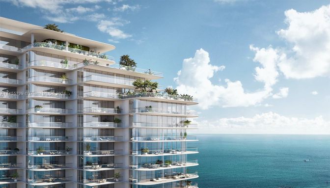Exterior, Facade, Water, Condo Building