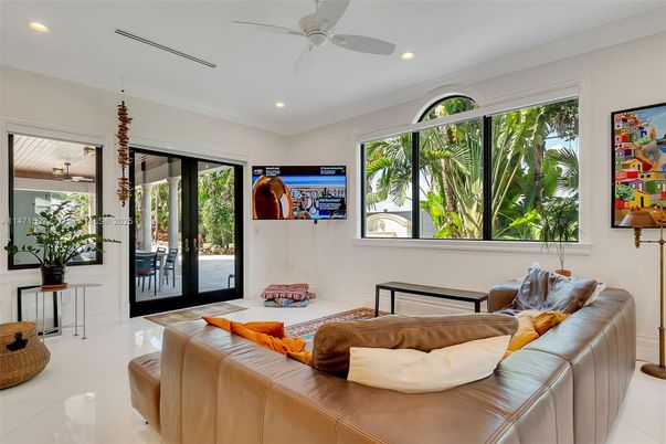 Interior, Living room, Recessed Lighting