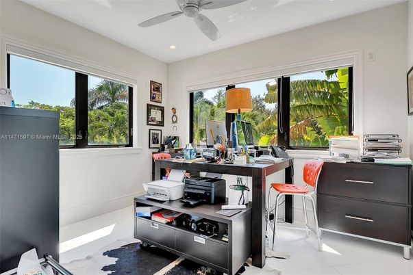 Home Office, Interior, Recessed Lighting