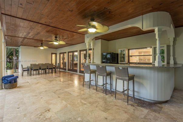 Dining room, Interior, Wooden Ceilings