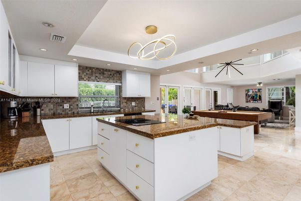 Billiard Table, Interior, Kitchen, Pendant Lights, Recessed Lighting