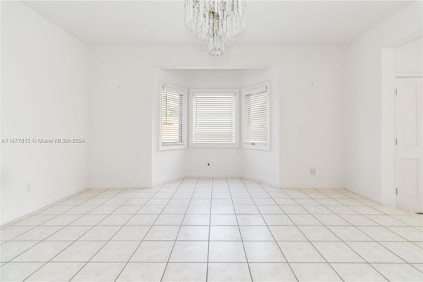 Chandelier, Empty room, Interior