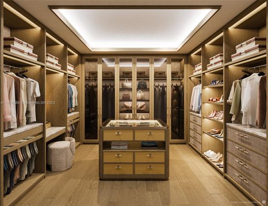Interior, Walk-in Closets, Wood Texture Flooring